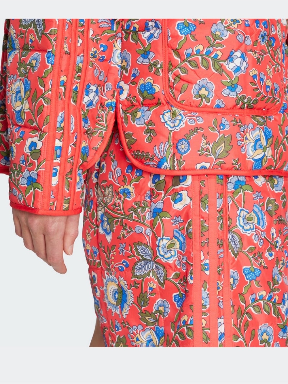 Adidas Liberty London Quilted Jacket - Picture 6 of 7